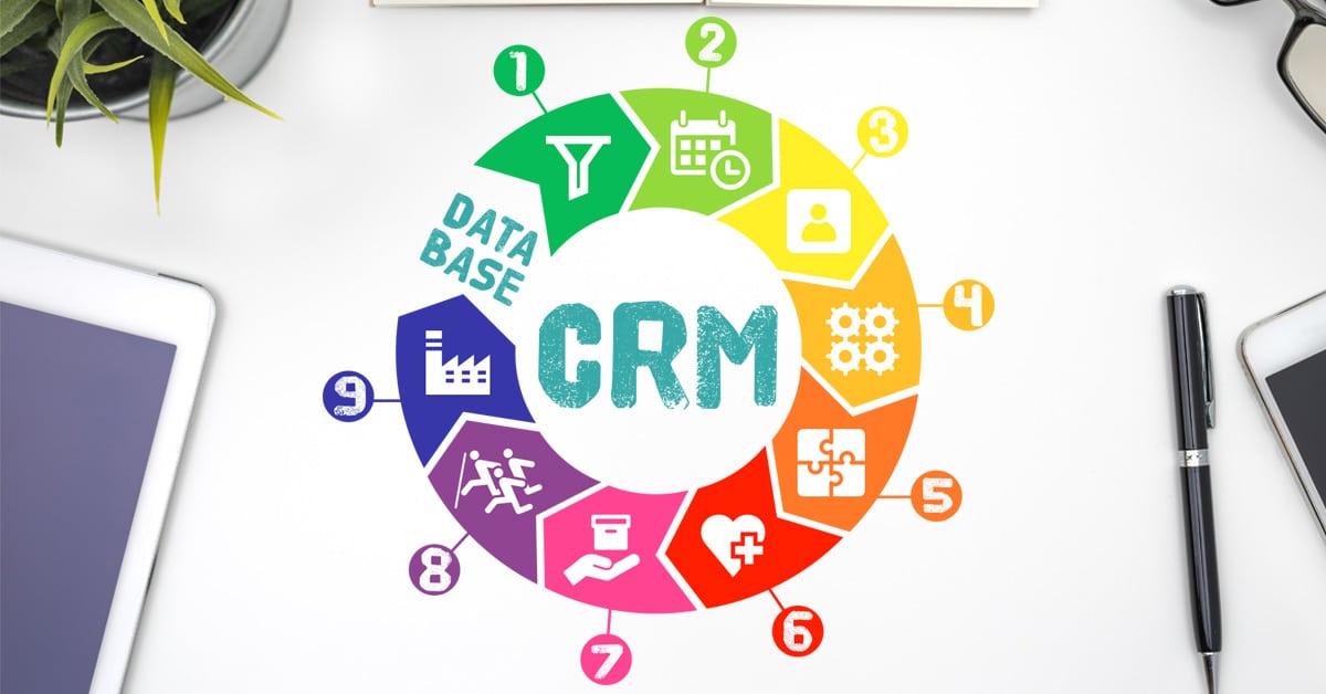 CRM Data Base 9 areas of knowledge that you get the access to